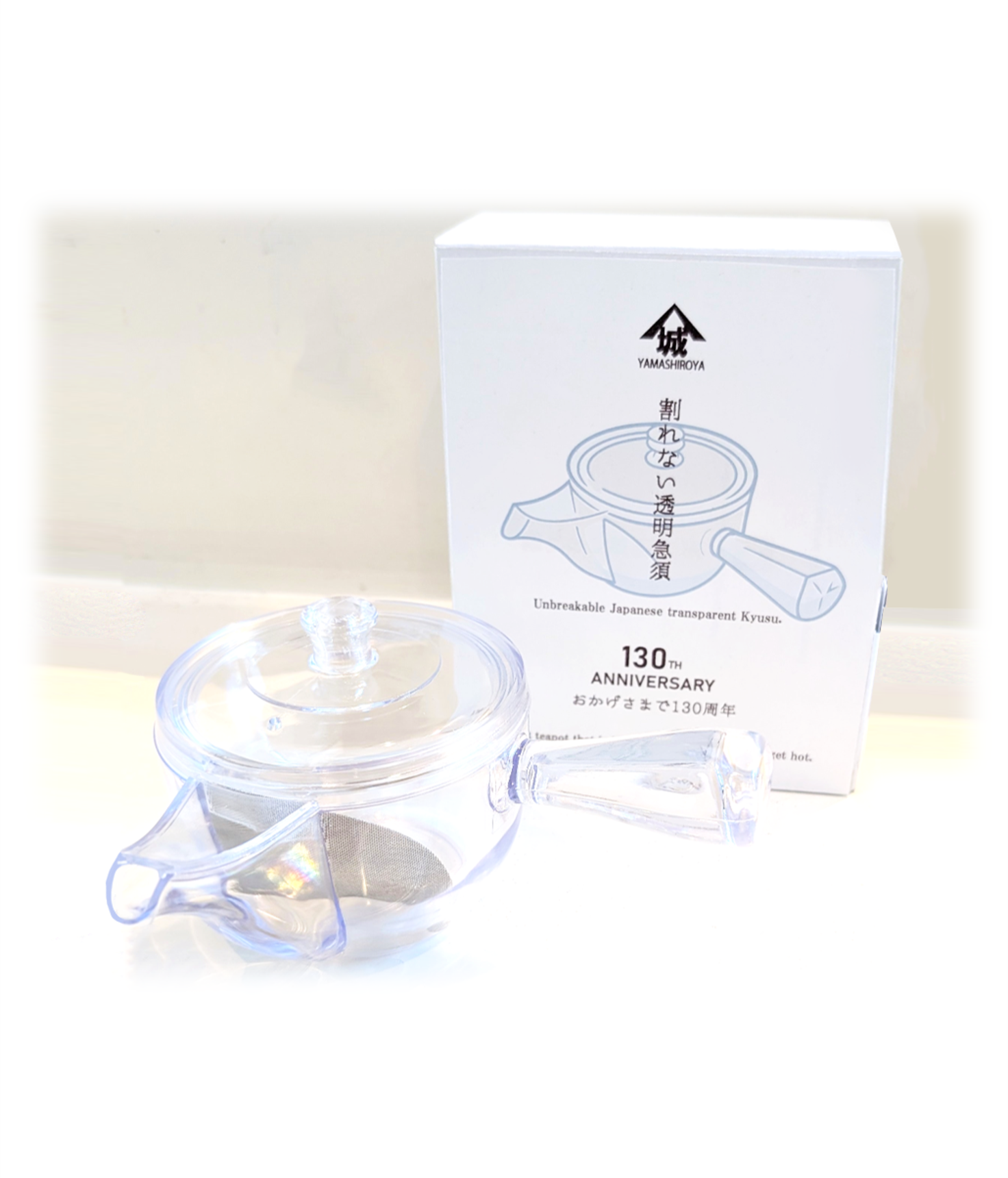 割れない透明急須
