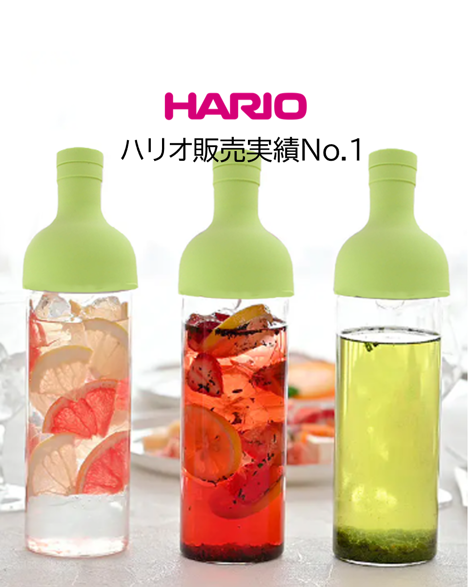 涼翠セット  HARIO750ml＋三銘茶　1袋（20個入り）×3袋