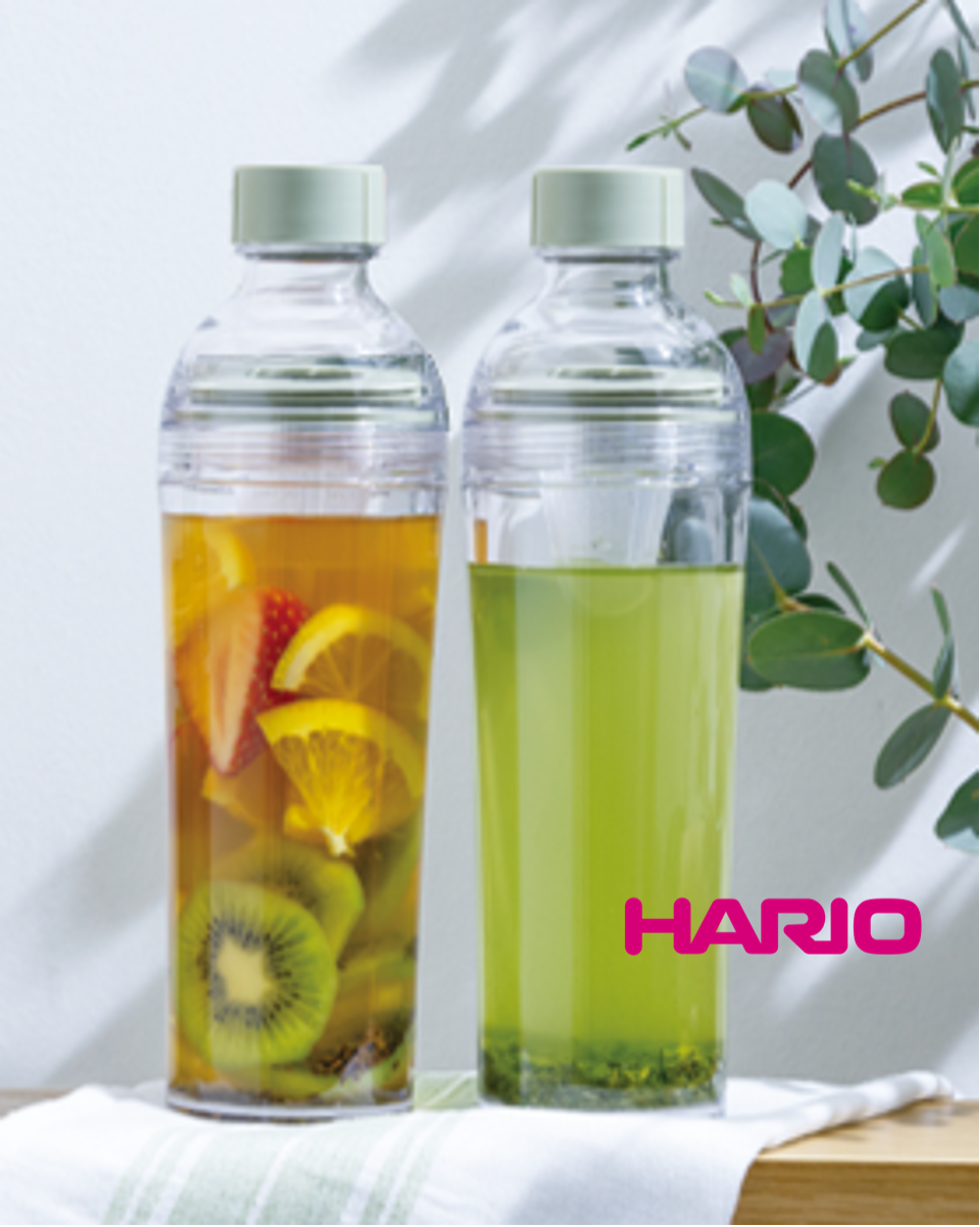 夏翠セット  HARIO400ml＋三銘茶　1袋（4個入り）×6袋